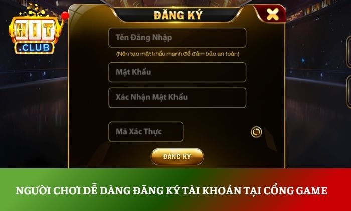 HITCLUB | Tải Hit.Club App Game Bài Đổi Thưởng Uy Tín 2026 42 Người chơi dễ dàng đăng ký tài khoản tại cổng game